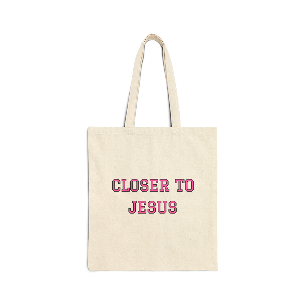 Closer to Jesus Tote Bag