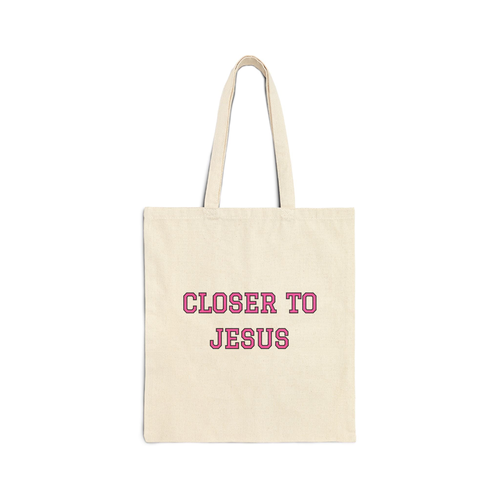 Closer to Jesus Tote Bag