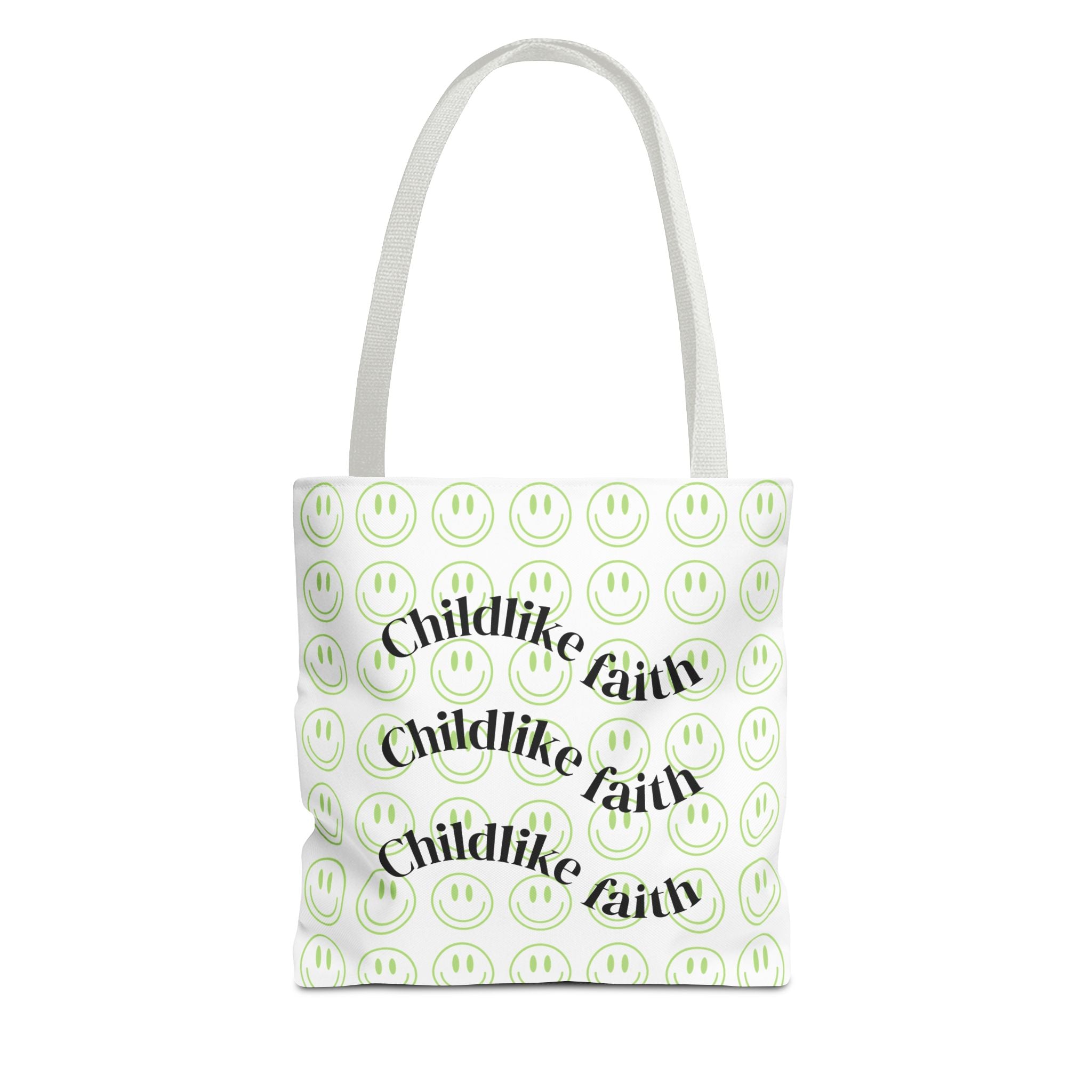 Childlike Faith Tote Bag